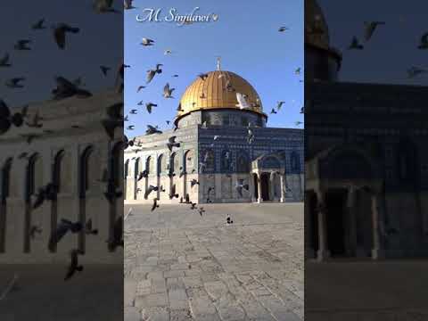 ارسل بالله احر سلامي ميس شلش قبة الصخرة 