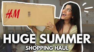 HUGE H&amp;M SUMMER HAUL- Tops, Bottoms, Dresses, Accessories and More😍🌟