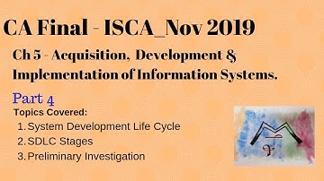 ISCA_Ch 5_Part 4 - CA Final (Old)- Acquisition, Development & Implementation of IS