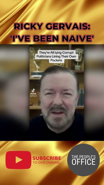 Ricky Gervais Awakens to The Truth - YouTube