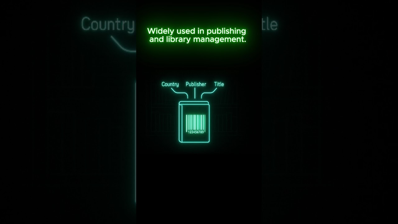 ISBN is an international identifier for books. It consists of 13 digits,uniquely identifying c