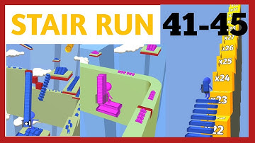 Stair Run All Levels 41-45 Gameplay walkthrough (Android & IOS) HRAX gaming