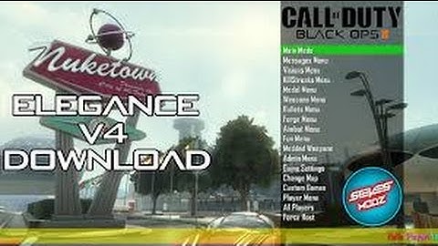 Elegance v4 [BO2/GSC] 2015 Best GSC Mod Menu + Download