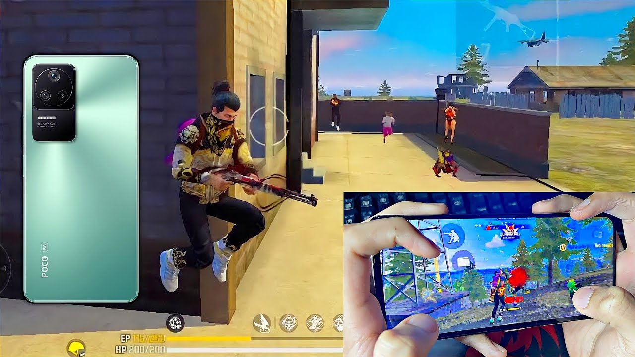 📲🦇 FreeFire Highlights Poco F4 ⚡ 1vs4 Handcam Fastest Mobile Player 👽⚡ Settings ⚙️ Dpi 392 🥵 120Hz 🔥