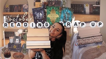 OCTOBER reading WRAP UP! Every book I read in October + what I rated them! 📖🌟