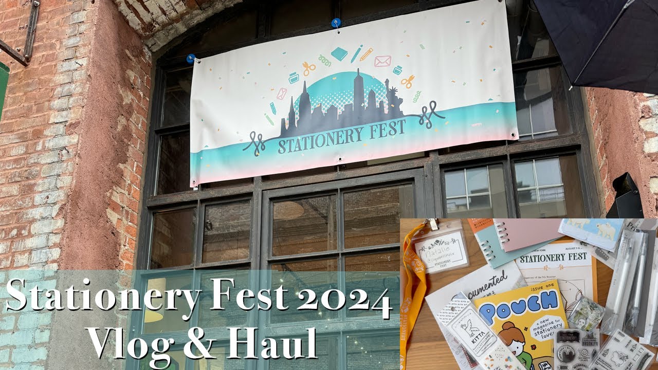 Stationery Fest 2024 | Vlog + Haul | Brooklyn, NY