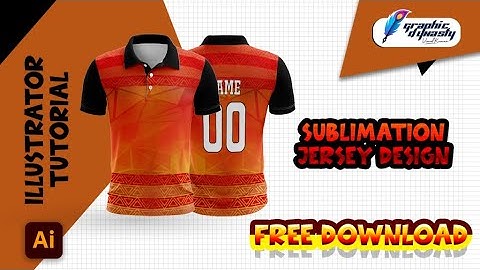 How to Design Sublimation Jersey | Adobe Illustrator | Tutorial | Sublimation Printing