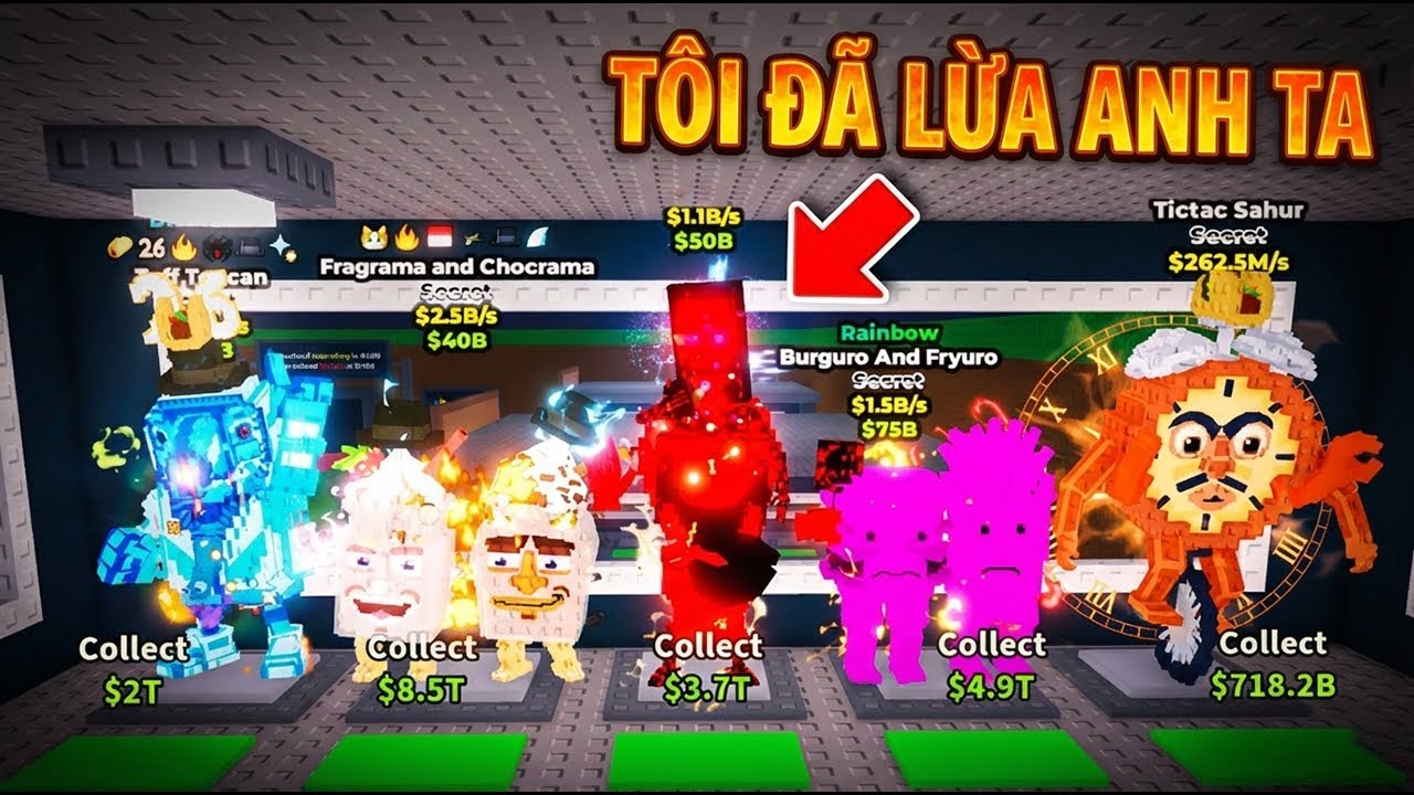 Tôi đã lừa đảo người lừa đảo giàu nhất trong Steal A Brainrot!