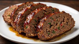 3 secrets to the most tender meatloaf you'll ever make! Juicy every single time.