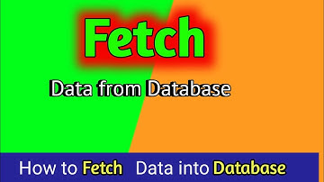 How to Fetch Data from MySql Database using php