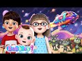 Five Little Bunnies | Solar System Song  |  Bubbles Nursery Rhymes