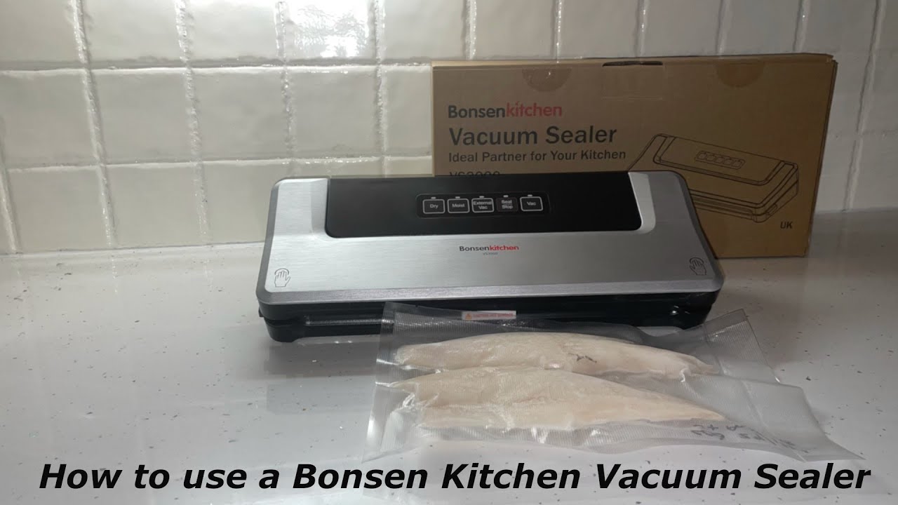 Food Vacuum Sealer Machine, Bonsenkitchen Upgrade Automatic Vacuum