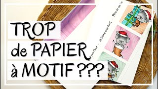 Faites le PLEIN DIDÉES  COMMENT UTILISER le PAPIER à MOTIF en carterie  DIY Tuto Scrapbooking