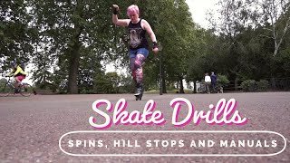 inline spins, stops and manual practice