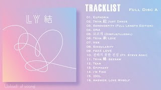 [Full Album] (방탄소년단) BTS - LOVE YOURSLEF LOVE YOURSELF 結: 'ANSWER' (REPACKAGE ALBUM) DISC A