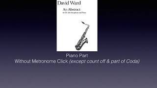 David Ward An Abstract Piano Accompaniment