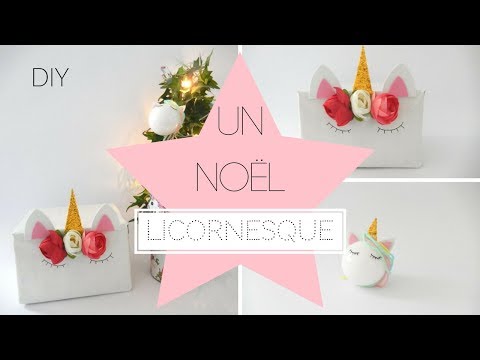 DIY [fr] : DÉCO NOËL LICORNE !!