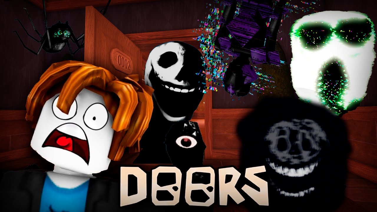 ENCONTREI TODOS Os MONSTROS NESSE DESAFIO No ROBLOX DOORS MUITO 
