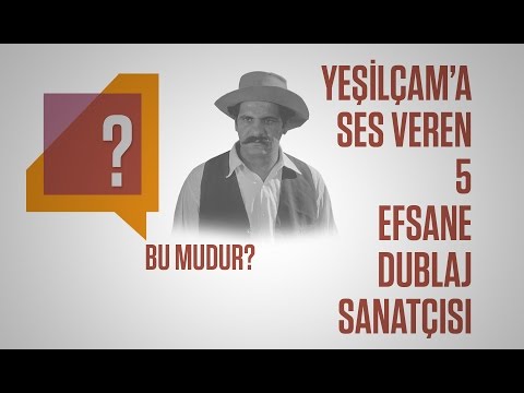 Yeşilçam'a ses veren 5 efsane dublaj sanatçısı... Bu mudur? Budur!