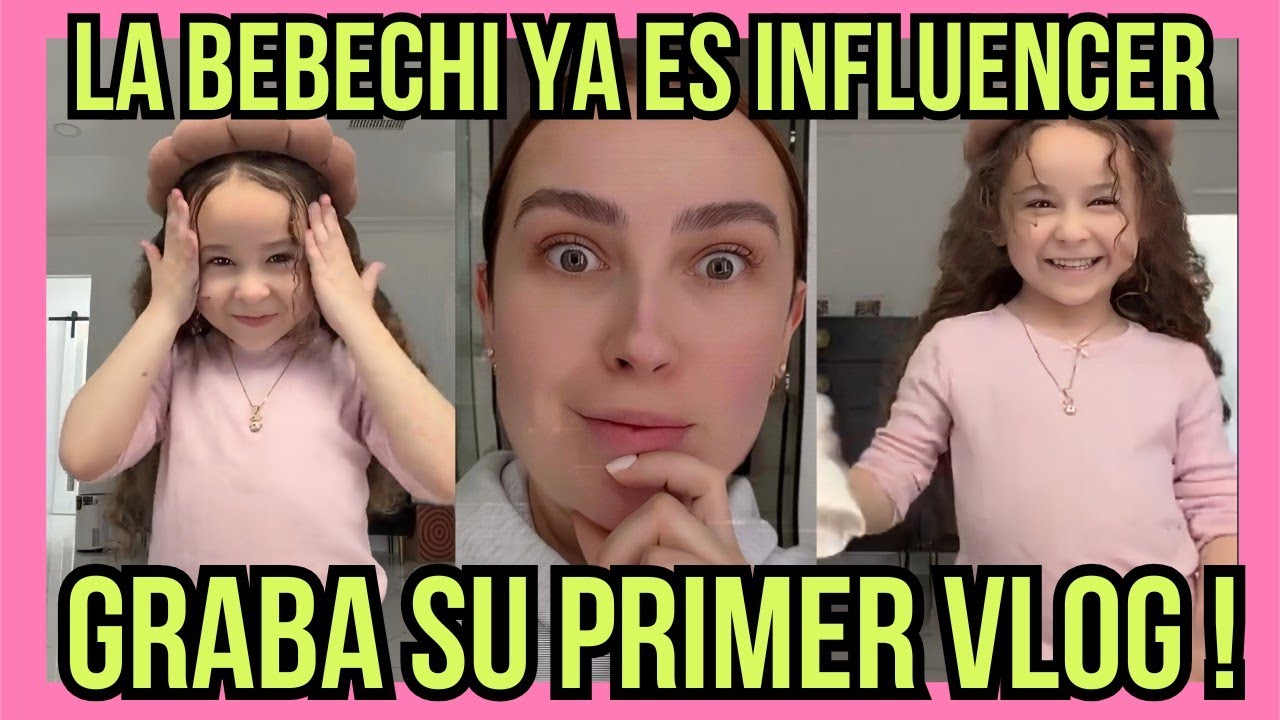 KENIA Y LA BEBÉCHI 📸 YA GRABA SUS PROPIOS VLOGS. NOTICIAS DE LA RED.