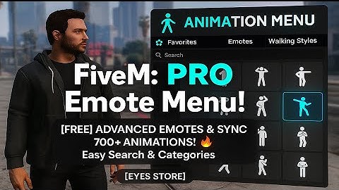 🔥 ULTIMATE FIVEM ANIMATION MENU! 💃 THOUSANDS OF EMOTES & SYNC! | BEST SCRIPT 2025!