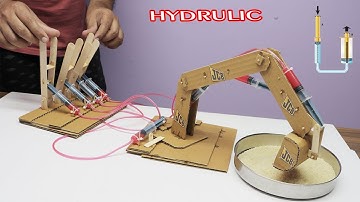 science exhibition  project  Make Hydraulic JCB From Cardboard /  Make Hydraulic Powered Jcb Arm