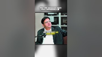 Why JEE Advanced Math is So Hard 🥵🥶 #iitjee #jee #iitmotivation #kota #11thclass