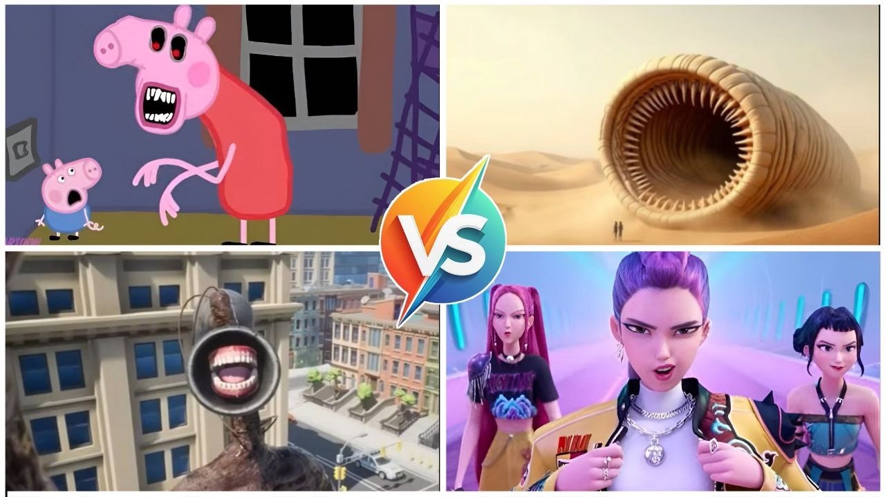 PEPPA PIG.EXE 🆚Siren Head 🆚Kpop demon hunter 🆚Sonic 🎶 Tiles Hop EDM Rush