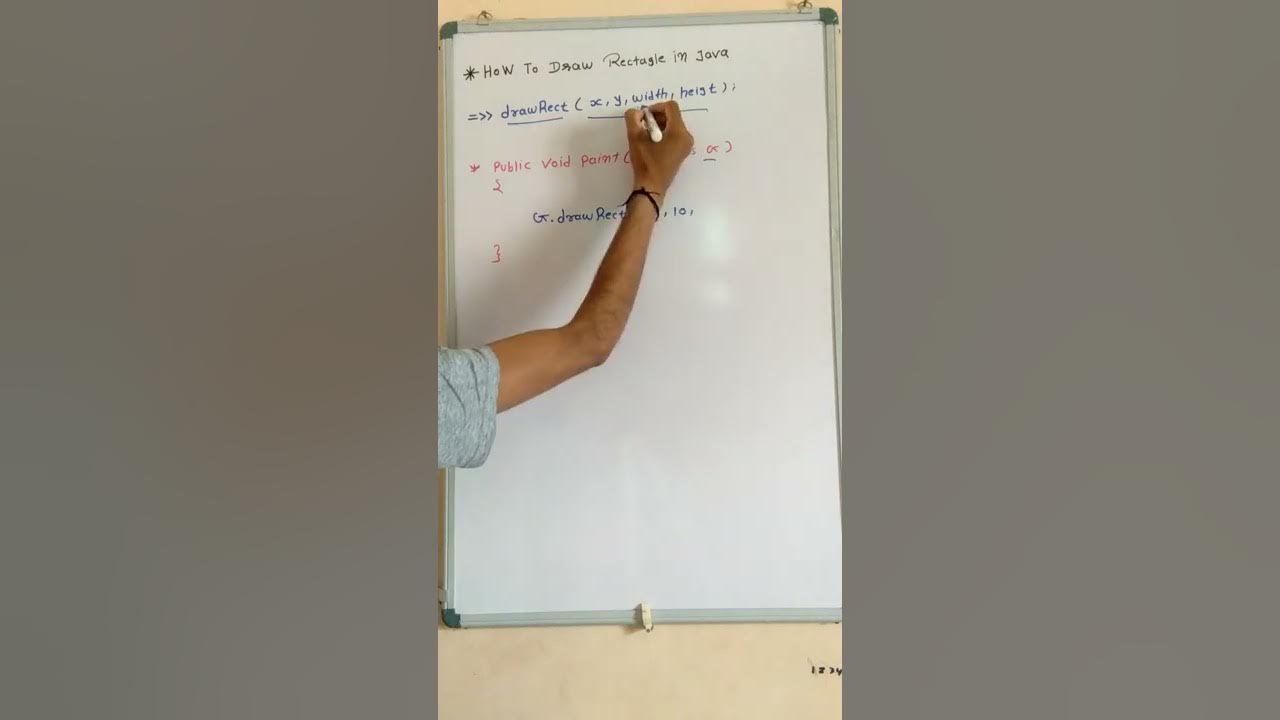 drawRect() method in java - YouTube