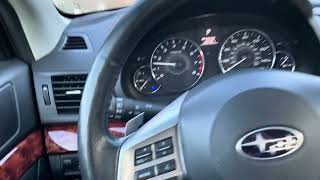 Set / Release Park Brake on Subaru Legacy