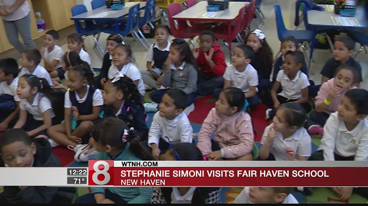 News 8's Stephanie Simoni visits Fair Haven School