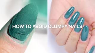 Avoid Clumpy Nails ❌ | Nailboo
