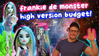 FRANKIE DE MONSTER HIGH VERSION BUDGET! VALE LA PENA PARA LA COLEC! COMO SE VE CON OTRA ROPA?