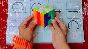 How to make " Mirror 🪞Pattern " on 3x3 Rubik