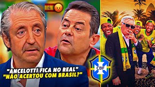 TRETA! TV ESPANHA TRISTE COM ANCELOTTI NA SELEÇÃO BRASILEIRA