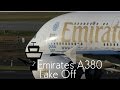 [4K] Emirates Airbus A380-800 Beautiful Evening Departure from Dusseldorf Airport (DUS)