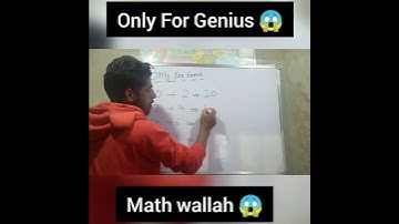 only For math genius puzzles 😘Math wallah #shorts #shortvideo #mathstricks #newpuzzle #shorttricks