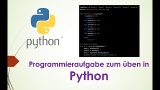 Einsteiger-Programmieraufgabe in Python (For-Schleife, Funktion und Listen in einem)