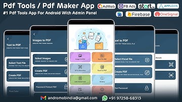 PDF Tools Android PDF Maker App Template Download - Envato - Codecanyon