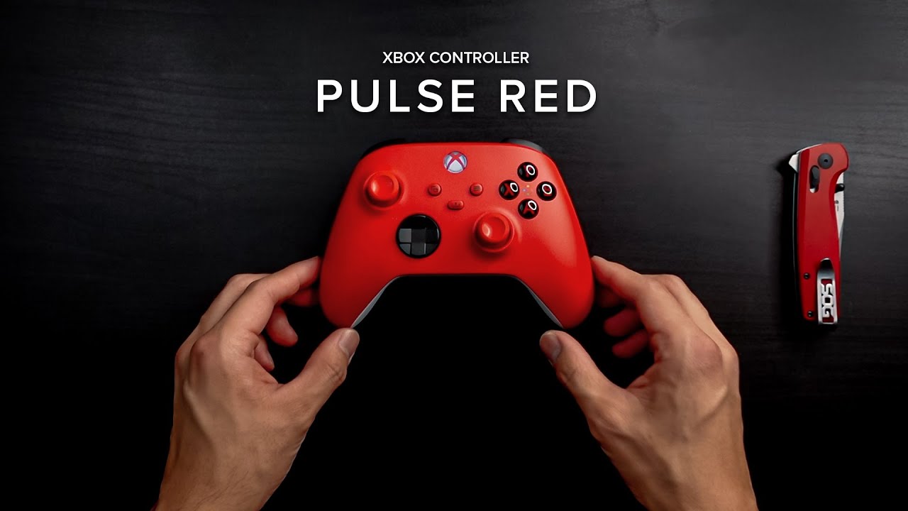 XBOX Pulse Red Controller | Unboxing ASMR - YouTube