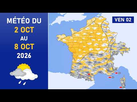 Weather Forecast for Friday, October 2 to Thursday, October 8, 2026