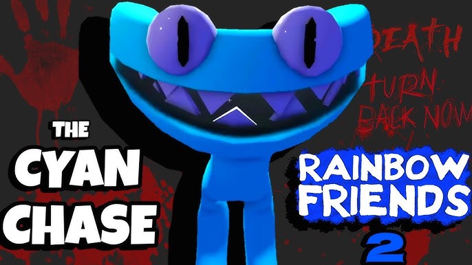 Rainbow Friends: Chapter 2 - Yellow and Cyan's Jumpscares (Original VS  Fanmade) 