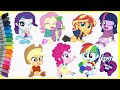 Baby Young Equestria Girls Coloring Pages Mewarnai Gambar My Little Pony Baby