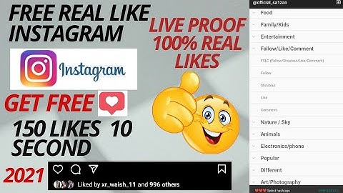 HOW TO GET INSTAGRAM LIKES 2021 100% REAL LIKES | 1 CLICK PE 500 LIKES NO FAKE LIKES | LIVE PROOF