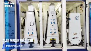 Segmented pad sander- Board sanding testing