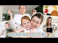 Realistic morning routine with 2 kids feeling mom guilt
