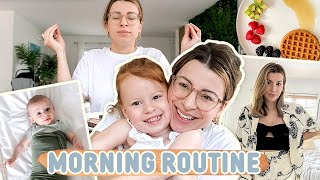 Realistic Morning Routine With 2 Kids Feeling Mom Guilt