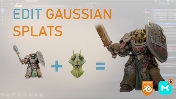 Edit and paint gaussian splats in Blender - 3DGS Render Addon Quick Guide