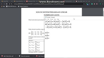 ELIMINASI GAUSS MATLAB