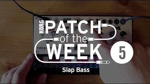 volca modular Patch of the Week 5: Slap Bass